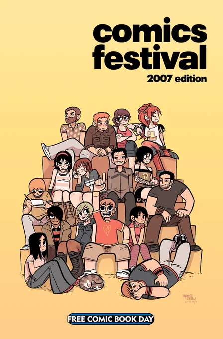 Im so happy guys... i love seeing everyone so excited talking about your faves Here is the scott pilgrim drawing i referenced. I kept some of the original poses and made newer ones too!