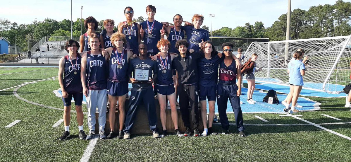 Our CATA men’s Track team won the RRC championship today and the ladies finished 3rd. Great job Cougars! Congratulations @AGHoulihan @UCPSNC @UCPSNCAthletics @CATAMonroeNC