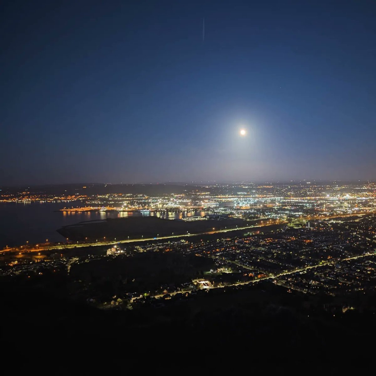 Great view from cavehill tonight