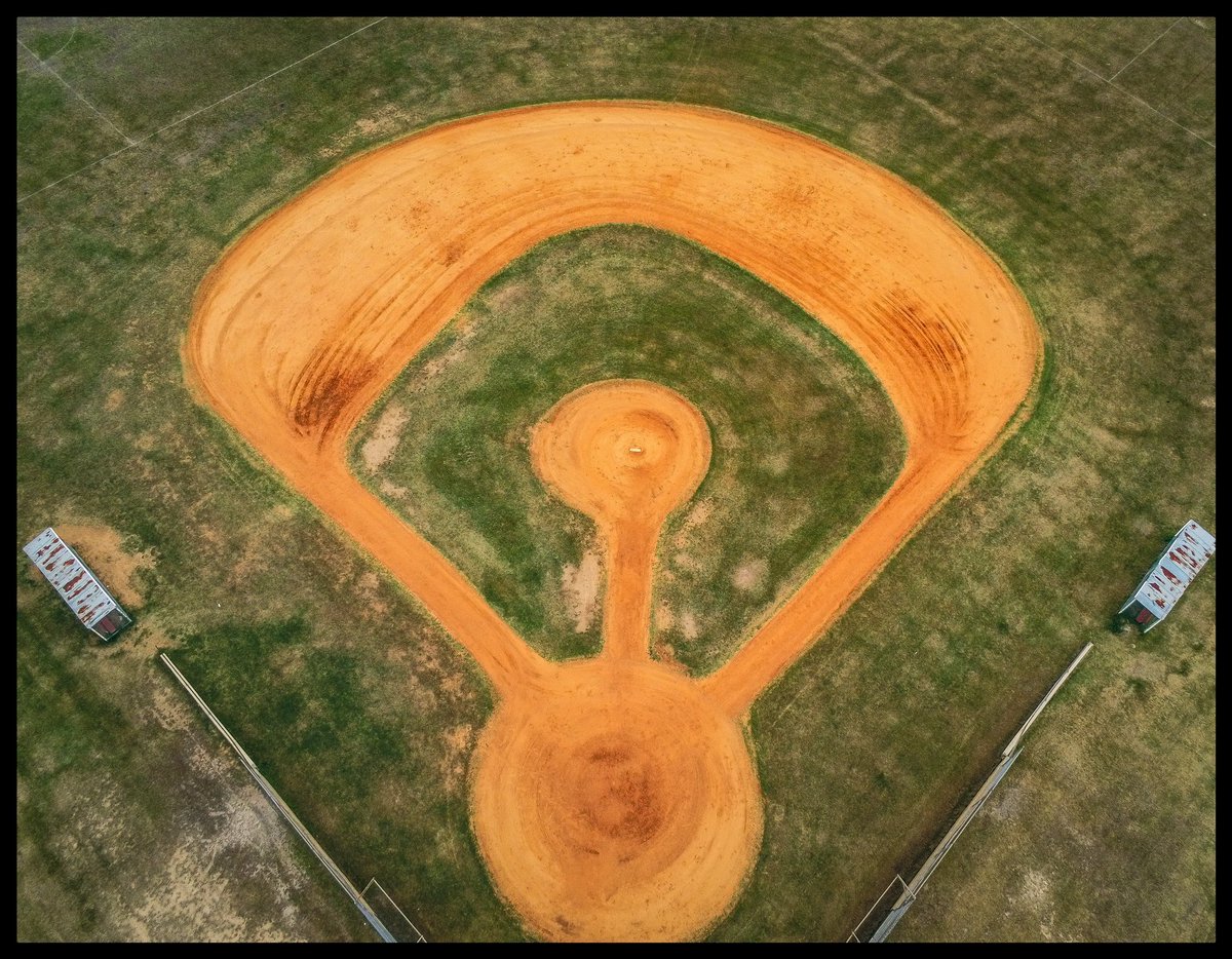 A sparkling diamond. The Arthur Bain ballfield. Shot with Parrot Anafi drone. #parrotanafi #dronephotography #baseball #SanAntonio