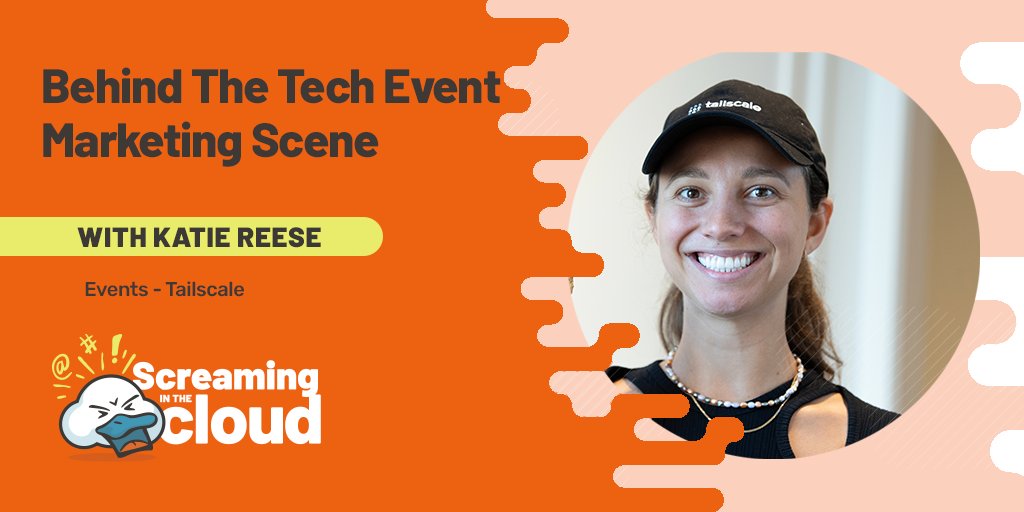Tune into this episode with @QuinnyPig and @katiereese317 discussing the tech events scene post-pandemic. 🎙️Listen here: lastweekinaws.com/podcast/scream…