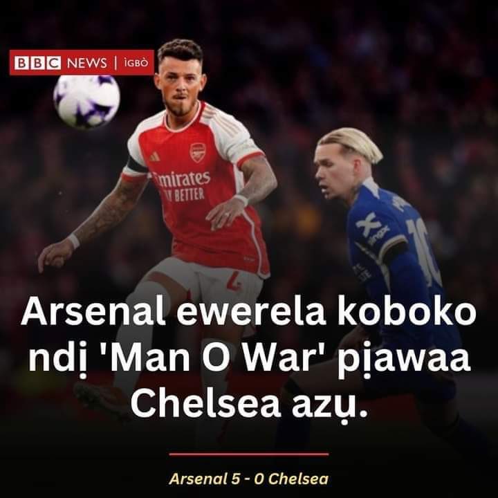 BBC Igbo never fails to deliver. 😂