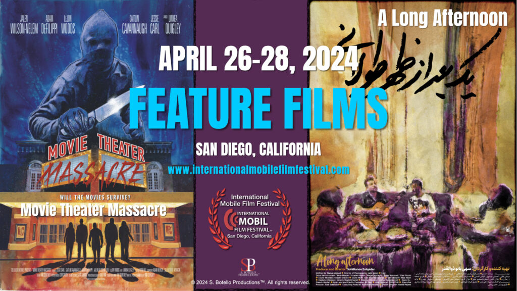 Movie Theater Massacre, written and directed by Ian Courtney, is part of this years International Mobile Film Festival held in San Diego, CA April 26-28. We scored the finale scene of the film! Grab tickets here: internationalmobilefilmfestival.com/tickets-2024/