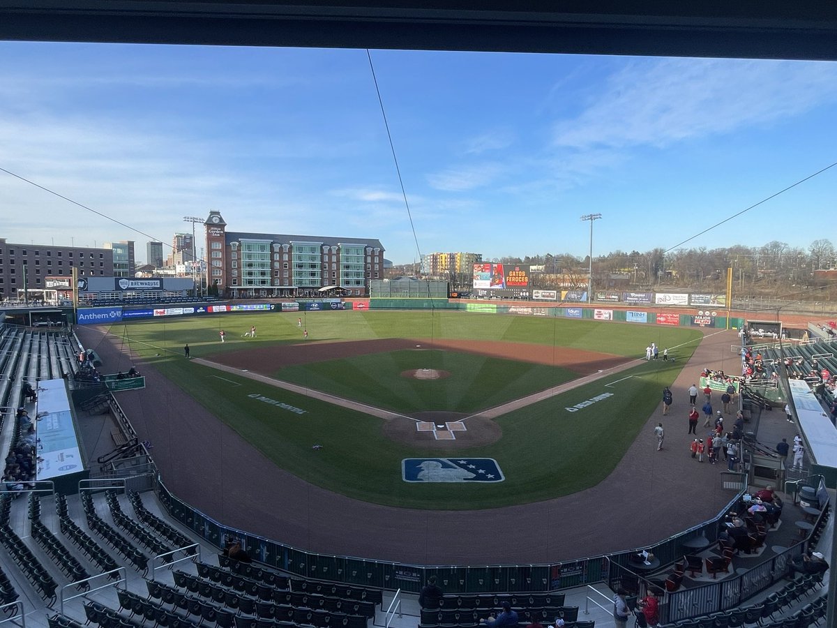 Greetings from Manchester, NH! @RumblePoniesBB open up a six-game series tonight against the @FisherCats Pregame begins now on @NewsRadio1290 with Ponies reliever @PaulGervase1 joining us to discuss his dominant start to the year!