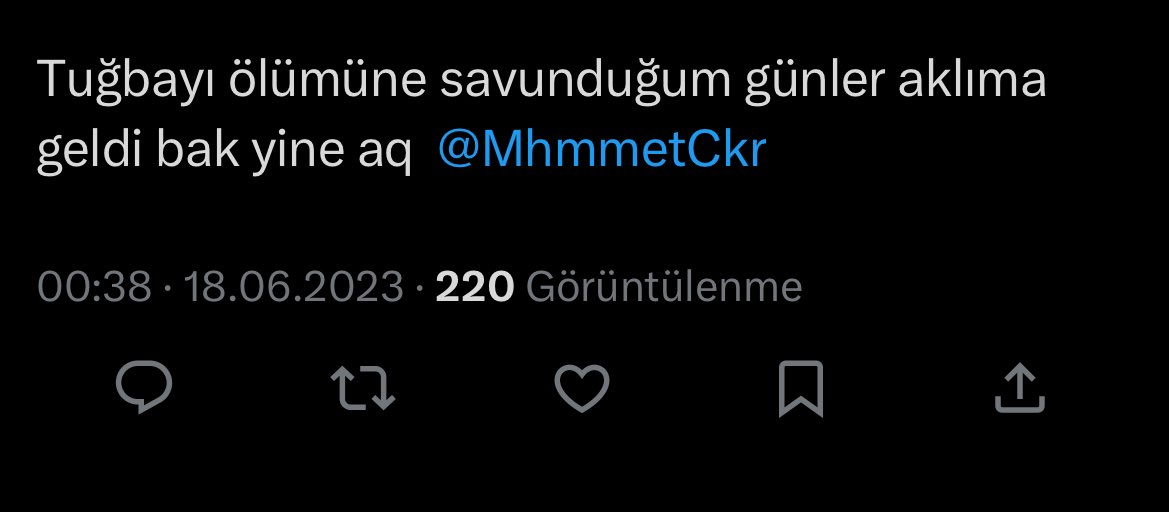 Karşıma çıkan tweete bak komedi😂