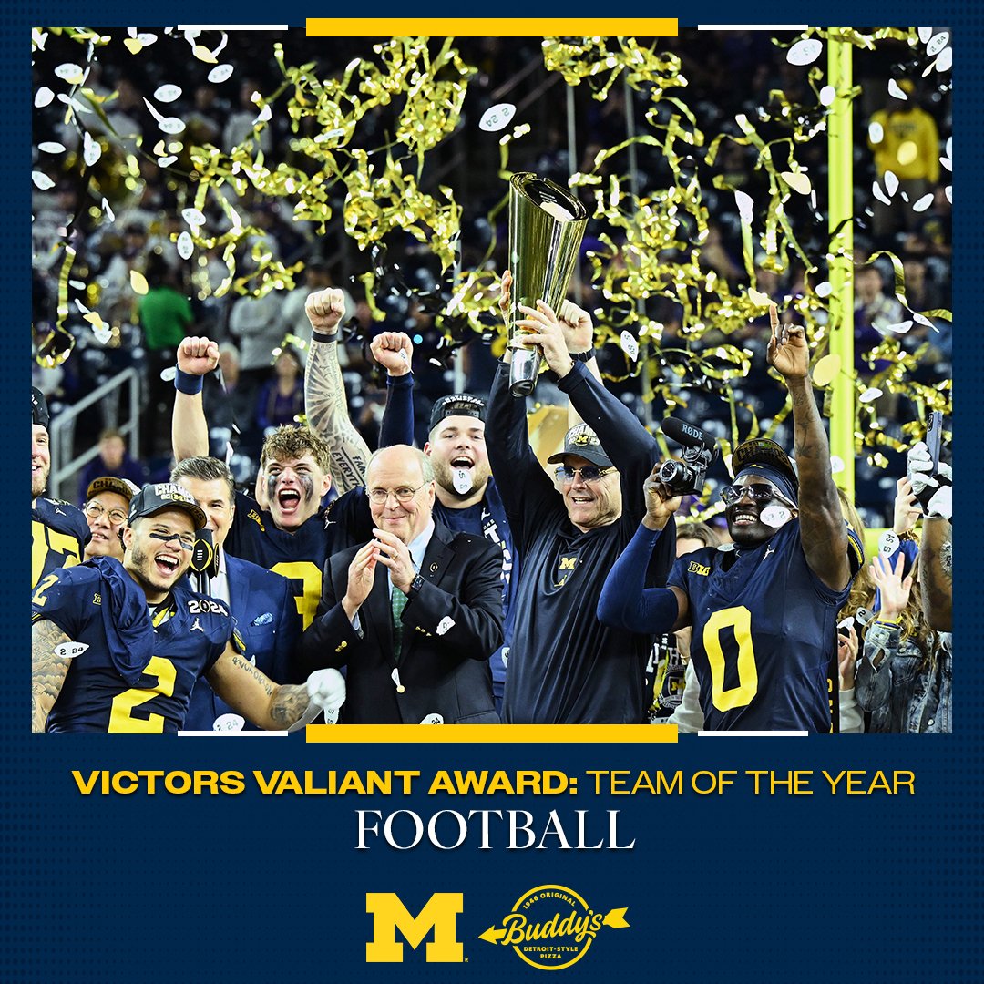 No doubt about it. We're the Team of the Year! #GoBlue