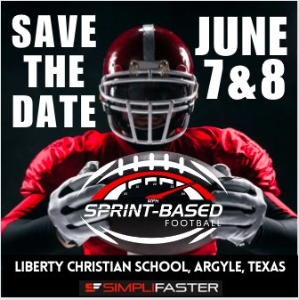 🚨 SAVE THE DATE 🚨 The FIRST EVER Sprint-Based Football Clinic will be held June 7-8! Liberty Christian School near Dallas. More details to follow very soon. It's going to be EPIC!