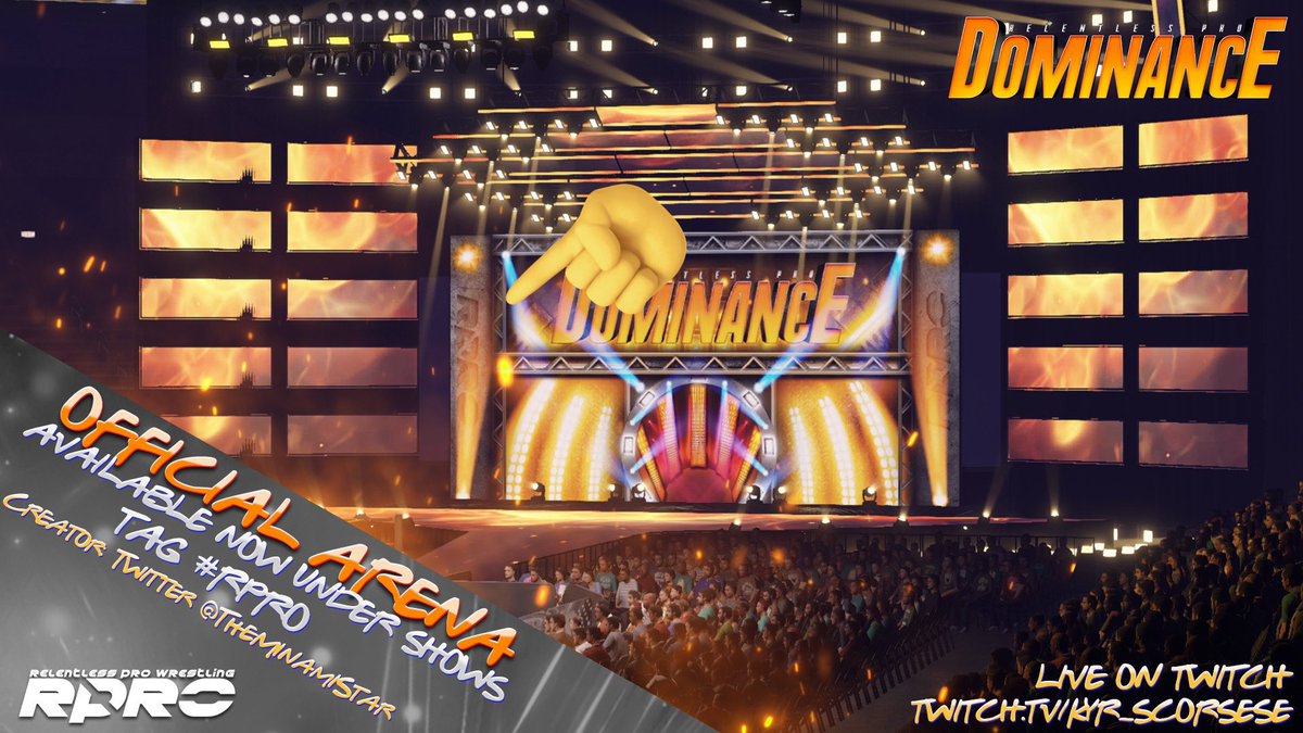 Big shoutout to Freedom Pro for blatantly stealing my Dominance stage design from 2K19 and not asking for permission. Didn’t even try to cover the RPRO LOGO on the sides of the stage lol I have no clue how they got the design cause I never shared the logo with anyone 😴