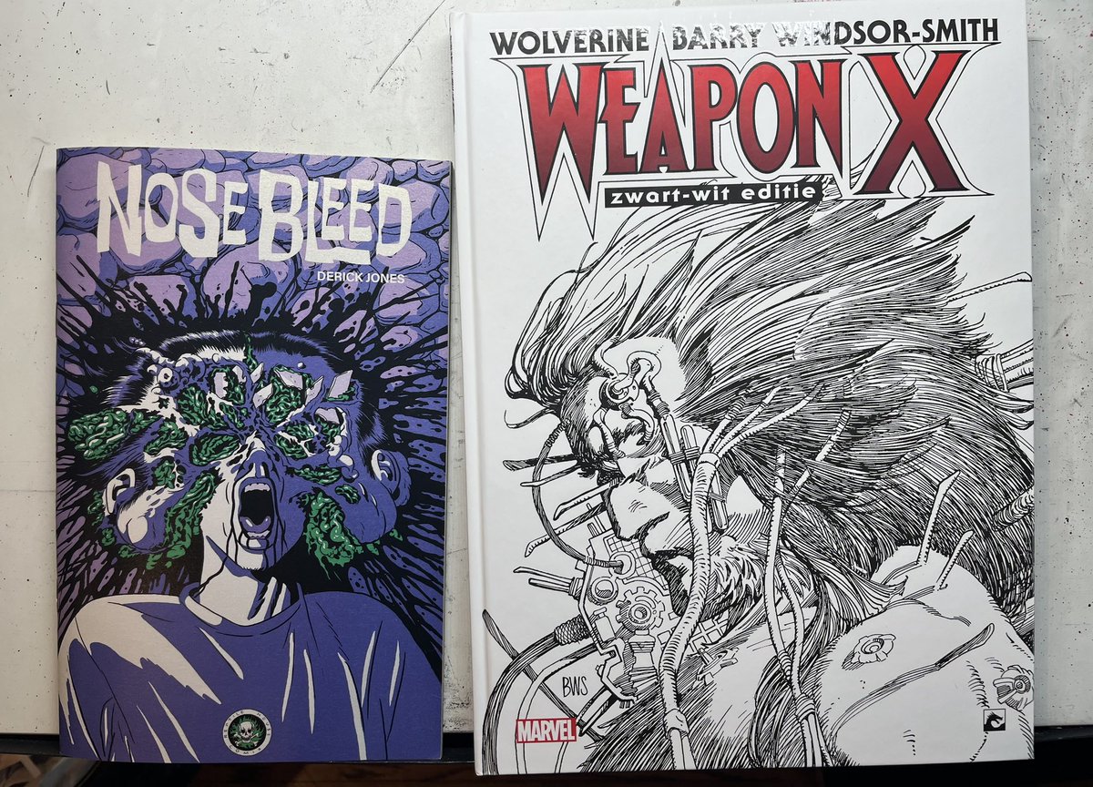 Tonight’s stream! Nosebleed and Weapon X b/w edition! C2E2! 8:45-ish CST on YouTube. I’ll Probly draw something too? youtube.com/@uberartist?si…