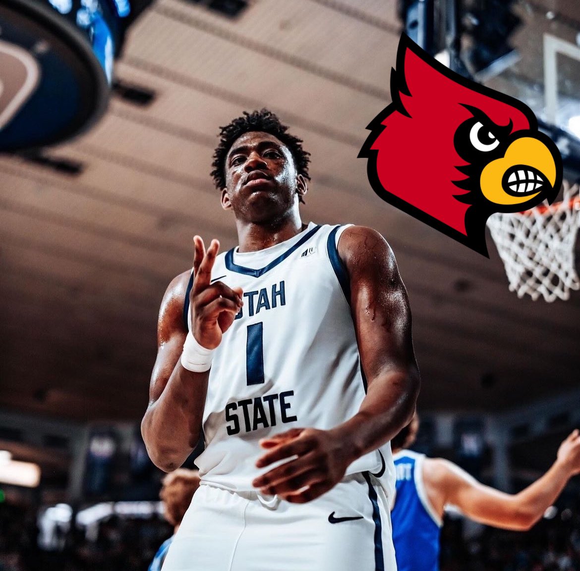 Utah State transfer and Mountain West POTY, Great Osobor is locked in for an Official Visit to Louisville from May 1st-3rd! The 6-8 forward averaged 17.7 points and 9.0 rebounds! This would be a massive get for PK! #GoCards‼️#ReviVILLE