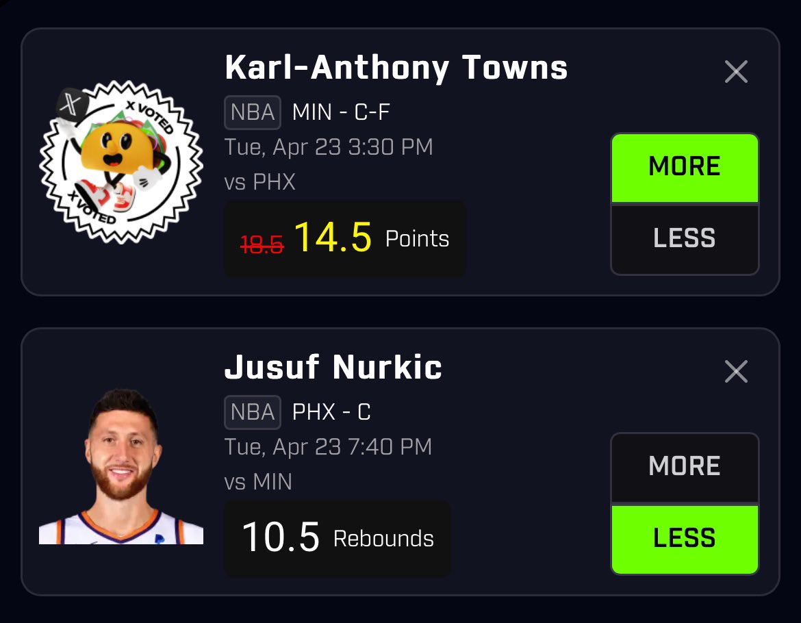 🚨Major Money🚨 Here is what I'm playing in the Suns vs Timberwolves matchup. Join me on @PrizePicks and use the code “FIVE” at signup for a deposit match of up to $100. *Now available in Florida