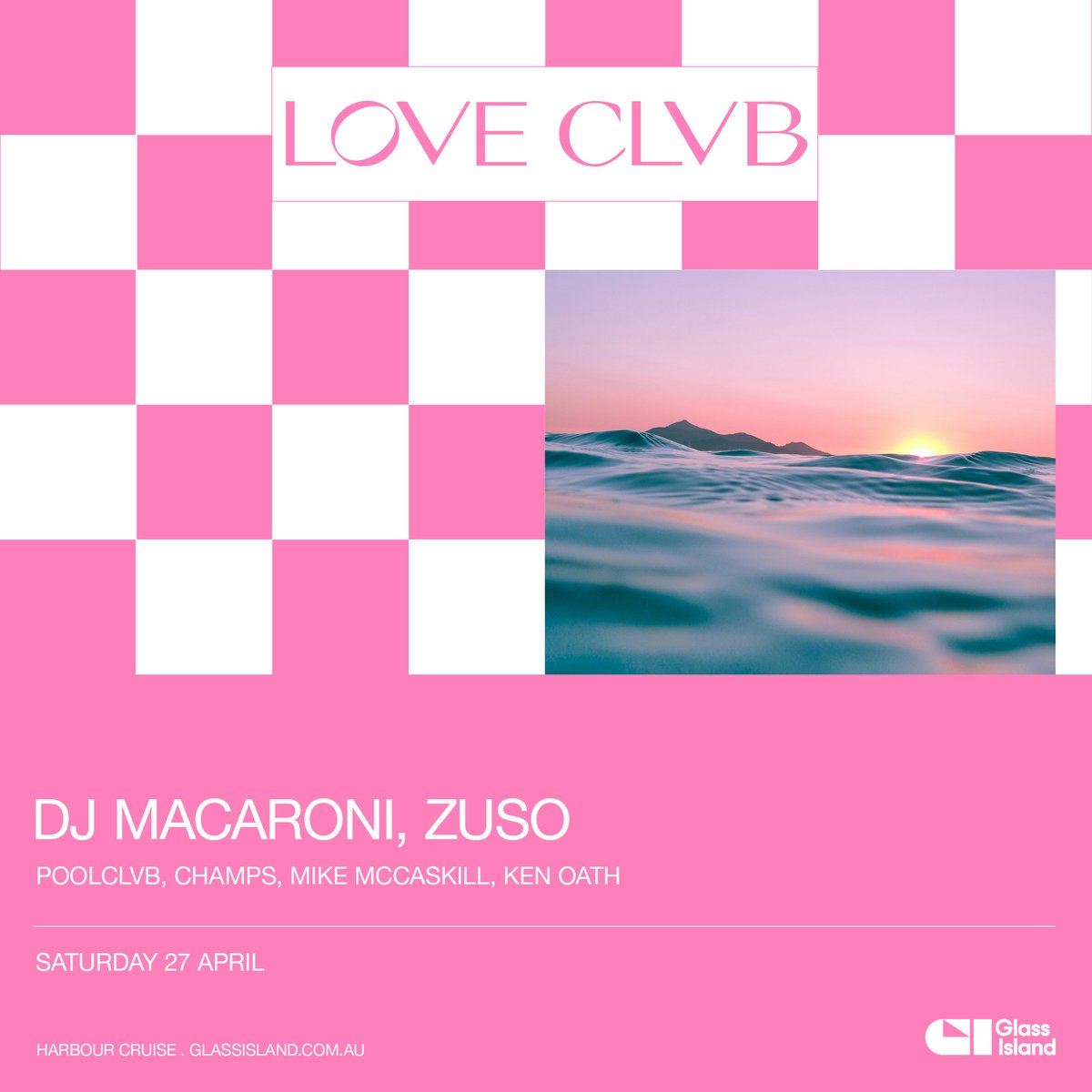 🩷⛴️ SYDNEY 🩷⛴️ If you're looking for something to do this Saturday, get down to the LOVE CLVB on Glass Island with DJ Macaroni, @MusicZuso, @POOLCLVB, Champs, Mike McCaskill & Ken Oath Tickets: eventbrite.com.au/e/glass-island…
