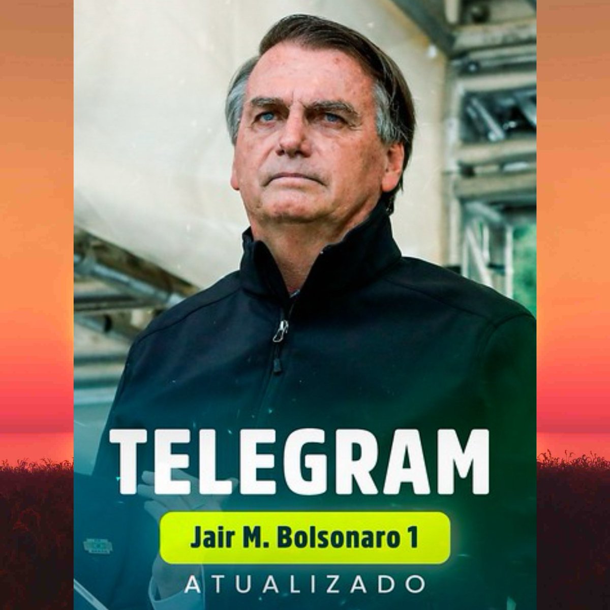 - Nosso canal do Telegram foi atualizado com novas informações: t.me/jairbolsonarob…