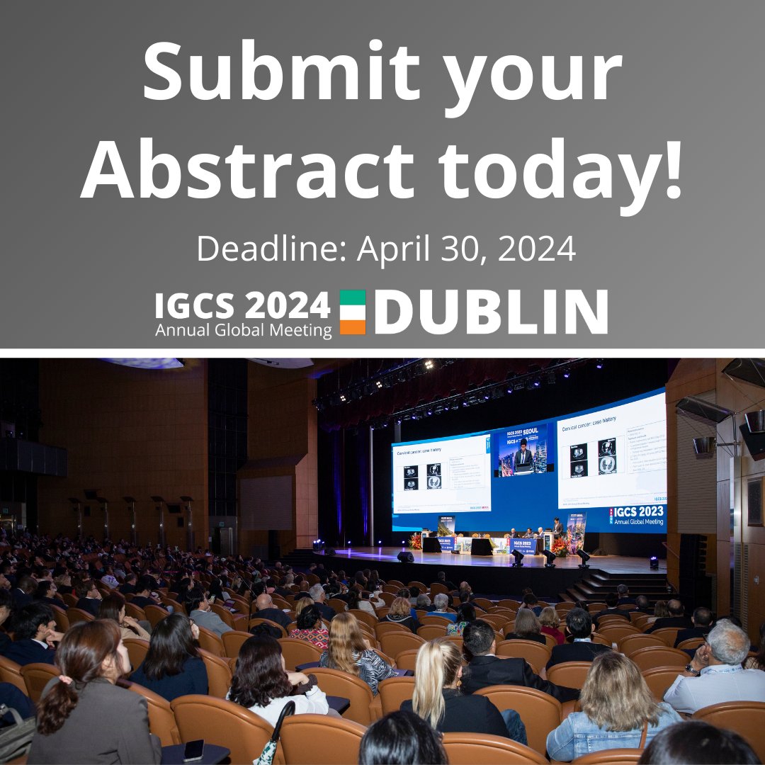 The deadline to submit your abstract or surgical film to #IGCS2024 is April 30! Submit today! 

🍀igcsmeeting.com/submit-an-abst…