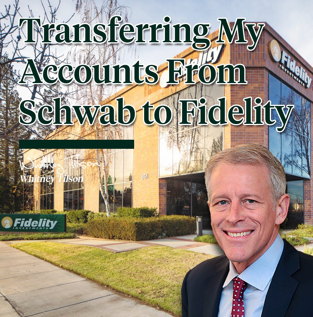 'Today, I'm following up on my saga with Charles Schwab (SCHW.) I decided on Saturday to transfer all five of my family's brokerage accounts from Schwab to Fidelity,' states @WhitneyTilson ➡️ sbry.media/3Jx2VMT