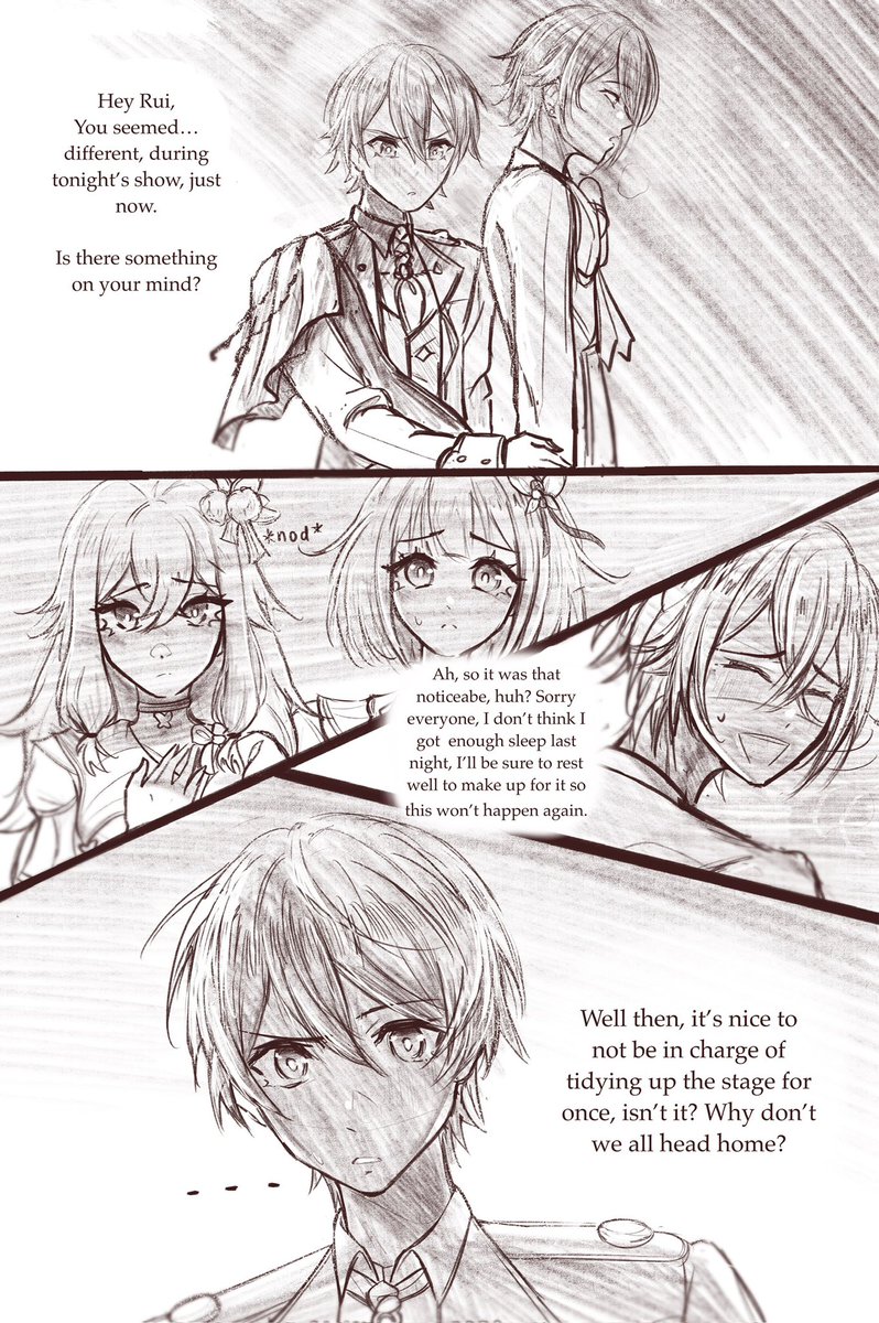 [Found Myself Instead] Part 1

an unexpected encounter … 

#pjsk_FA #prsk_FA #rui #tsukasa #emu #nene #polysho #wxs #プロセカ #projectsekai