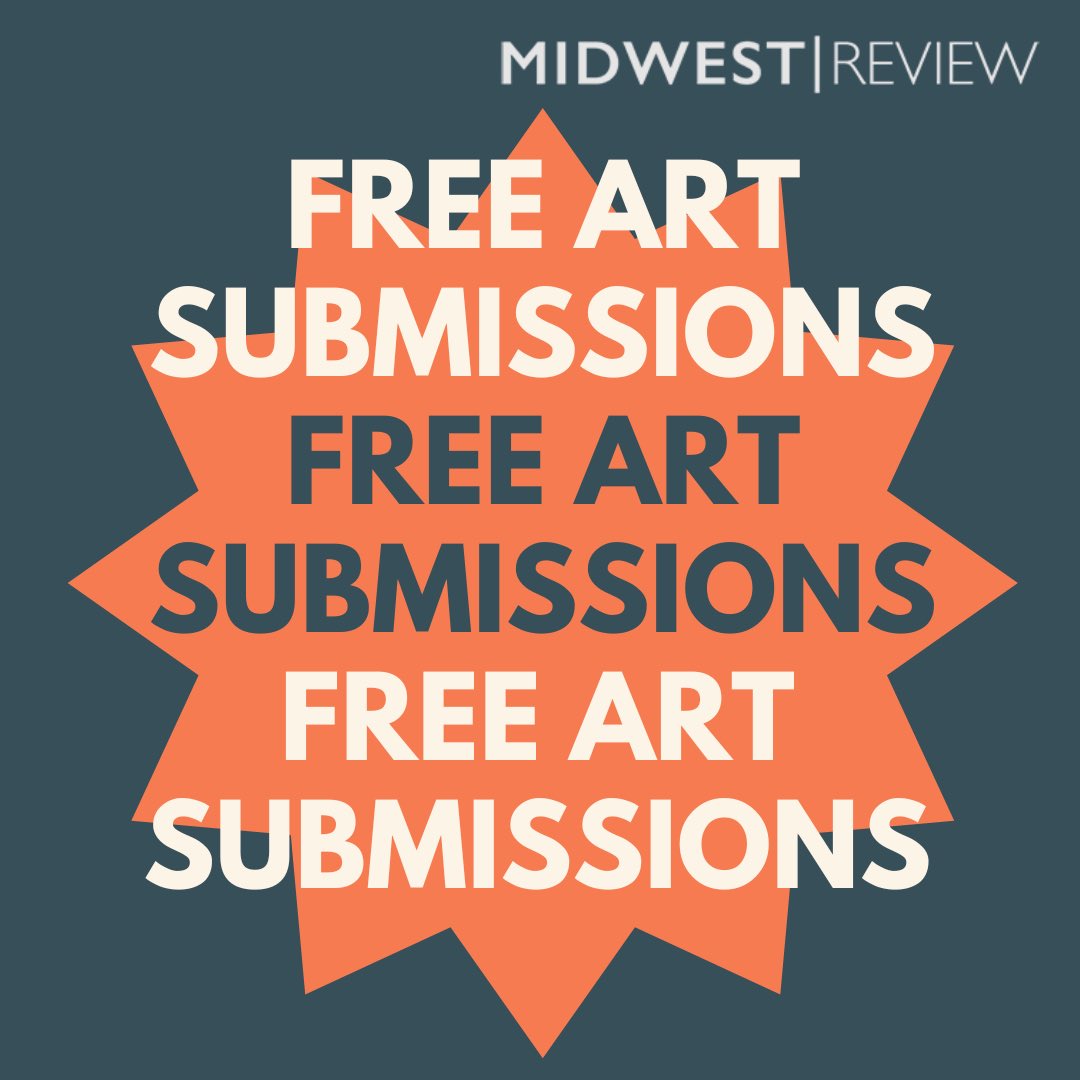 Midwestrvw's tweet photo. All art and photography submissions are now FREE!!! Please share the good news! Submit your best work with the link in our bio 🎨 Submissions close May 15

#midwestart #artist #photography #midwestphotography #midwestreview https://t.co/hxCwCFPwQc