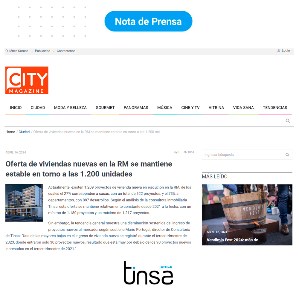Tinsa_Chile's tweet photo. 🏡 ¿Qué comunas de la RM tienen mayor oferta? Santiago lidera con 122 proyectos de departamentos, seguido por Ñuñoa con 111. En casas, Colina encabeza la lista con 62 proyectos, seguido por Buin y Padre Hurtado, cada uno con 29 proyectos en ejecución. 🏙️
#ViviendasNuevas https://t.co/Jss0AAweA6