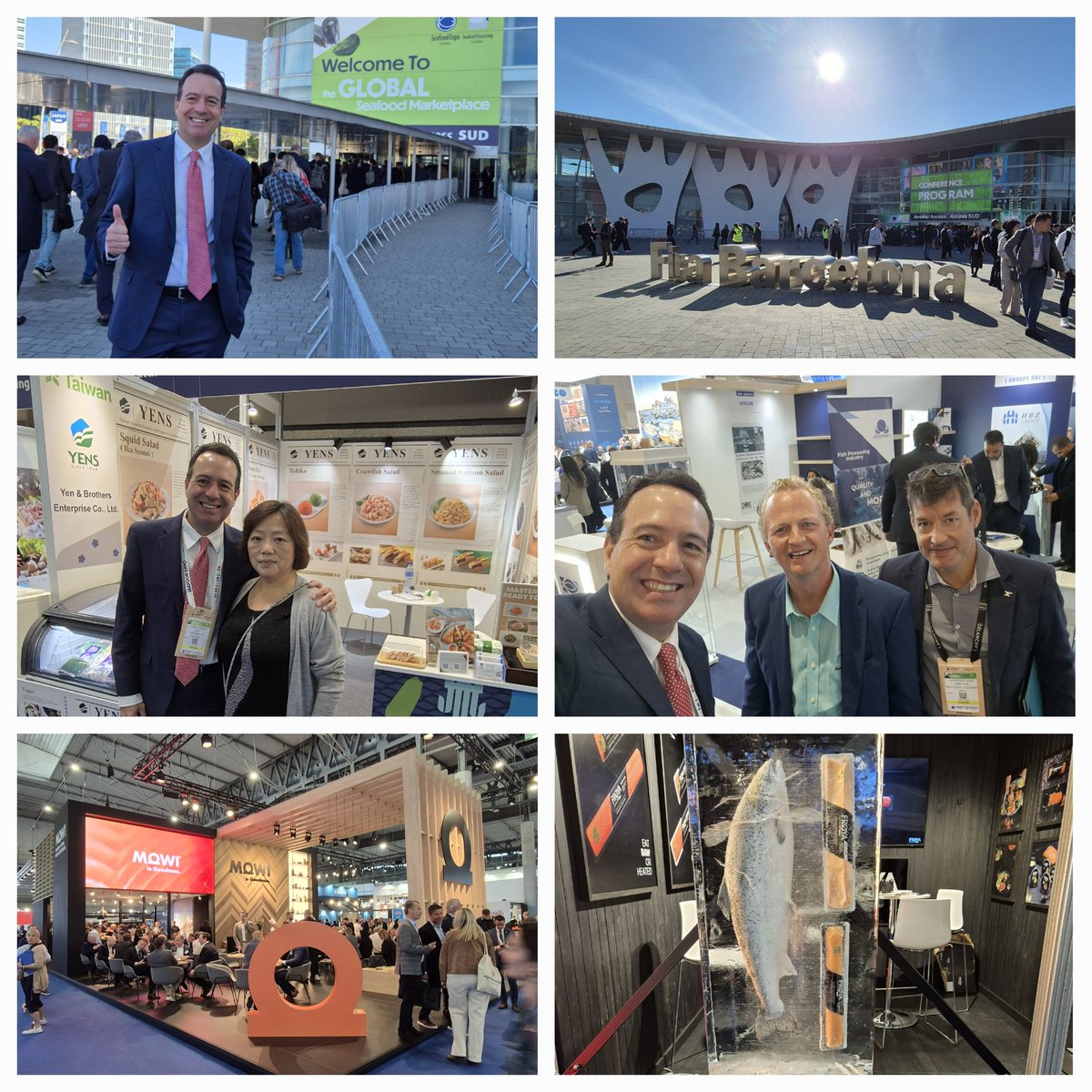 Acuamaya's tweet photo. #Guatemala y @Acuamaya presentes en #SEG24 Seafood Expo Global Barcelona 🇬🇹🇪🇸, compartiendo con buenos amigos de todo el mundo y promoviendo lo mejor de nuestra bella #Guatemala, ánimo 🦐🦀🐟👍
#GuatemalaBeyondExpectations #BeyondExpectationsGT @TriGabe @AGEXPORTGT https://t.co/4LxbmPzd8v