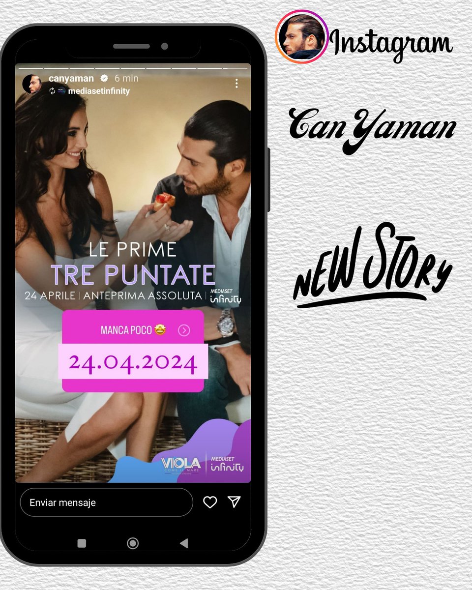 Ig stories Can Yaman
#CanYaman #ViolaComeIlMare2 #FrancescoDemir