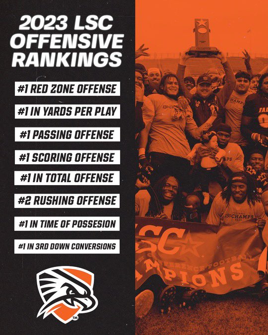 ‼️TRANSFERS‼️ If you want a Championship culture, Nationally ranked team/offense/defense, a true #FAMILLY, elite facilities, and a great University and community to call home, The University of Texas Permian Basin is the move!