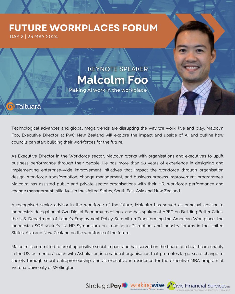 Our Future Workplaces Forum will equip you with invaluable insights and strategies to create a thriving and supportive workplace environment and address the evolving challenges and opportunities in your profession. Register today: tinyurl.com/25kv7b68