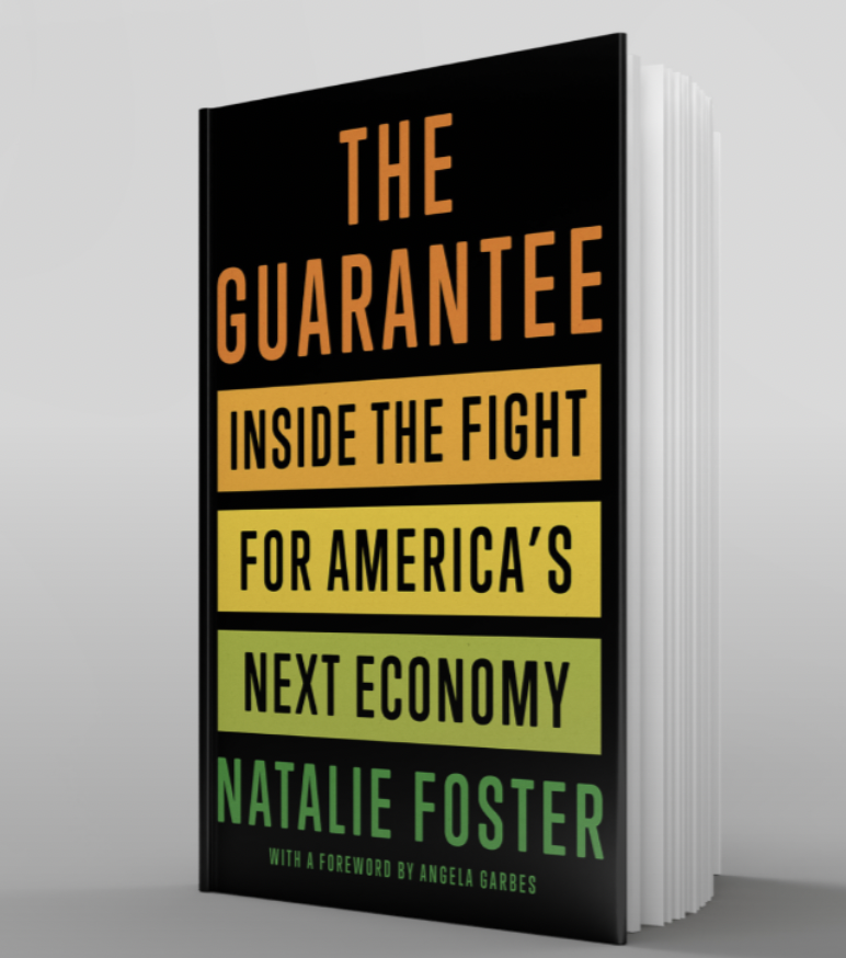 iftf's tweet photo. What could our society be like if we guaranteed income, free public college, affordable healthcare, good work, homes, family care, and even an inheritance? You can read about what’s possible– &amp; already happening today–in The Guarantee by @NatalieFoster. #TheGuarantee https://t.co/yvrybcT9qd