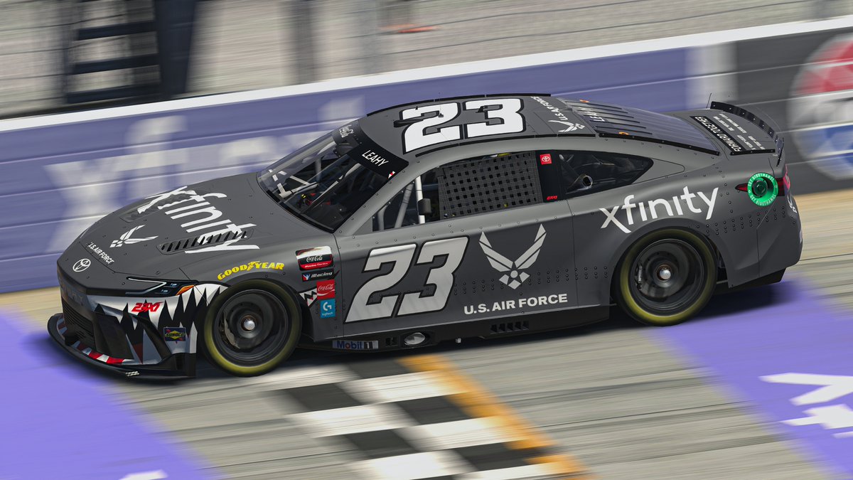 Ready to roll tonight in the No. 23 @USAFRecruiting @XfinityRacing Toyota at Dover. Hoping to be there first to put it in victory lane this week!