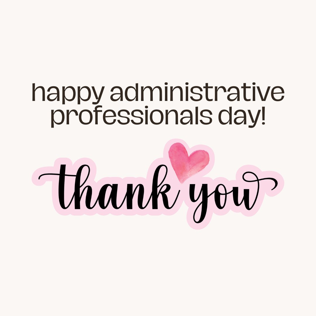 Happy Administrative Professionals Day! We are so thankful for everything you do. In our office, it is Becky that does it all - everything from office coordination, to permits, social media and website updates. Thank-you Becky!