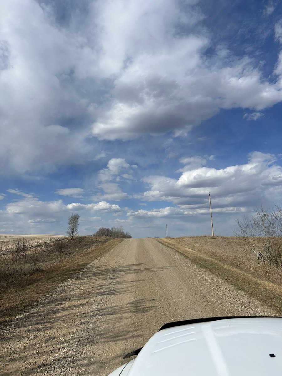 Another beautiful day to be out and about in the Clandonald/Vermilion area.