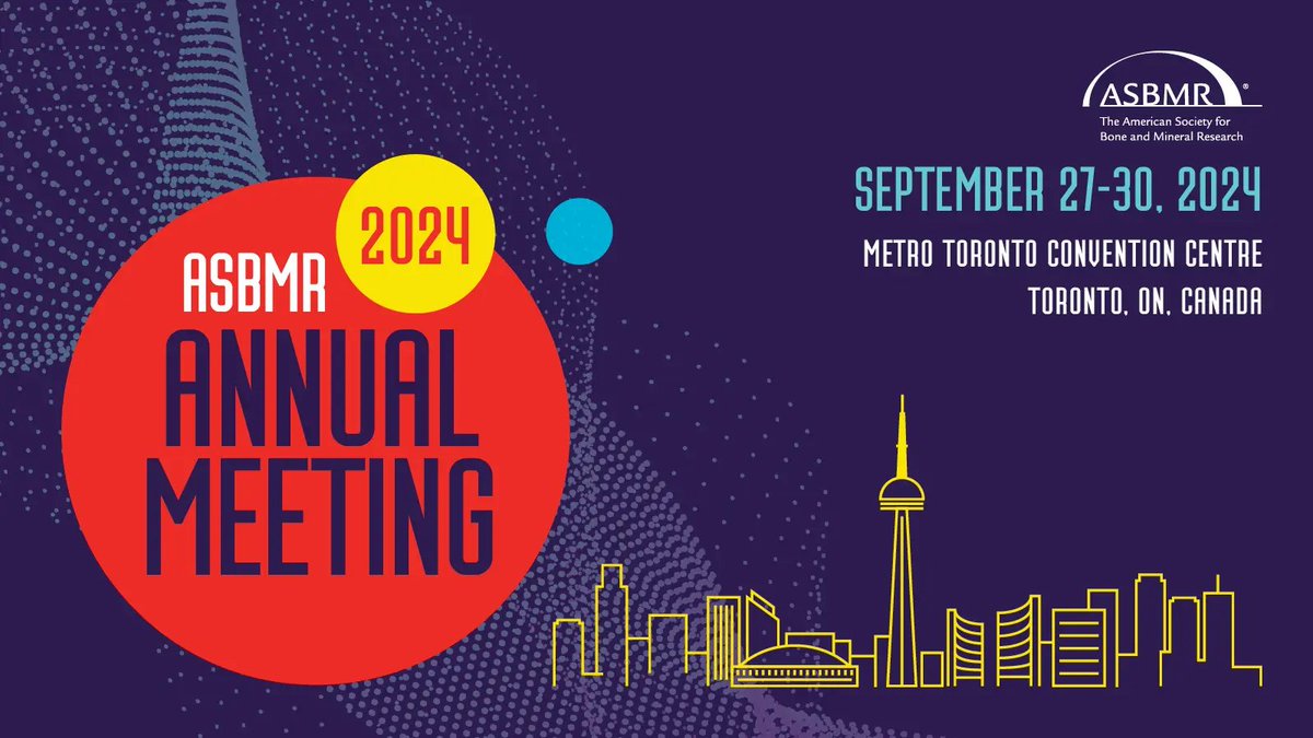 Don't miss the chance to present your latest and greatest bone, mineral and musculoskeletal science at #ASBMR2024 in Toronto! Abstract submissions are open until May 1: asbmr.org/asbmr-abstracts