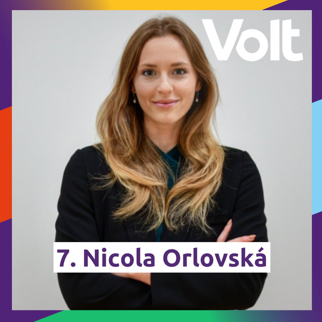 Volt SK is proud to be the only party to run for the European Parliament with 2 Slovak candidates under the age of 25. Of the 6 such candidates, Volt's ⭐Tomáš Matta (#6) and ⭐Nicola Orlovská (#7) are the only ones among the first 7 candidates on their party's list. #VoltSK24