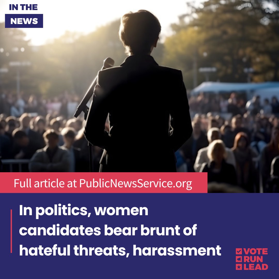VRL Founder & CEO Erin Vilardi tells @PNS_News how navigating harassment (or even violence) has become a fact of life for women across politics: 'not just for the folks who are stepping up to lead, but for the ecosystem of women around them.' Read/listen: bit.ly/3UwVrzU