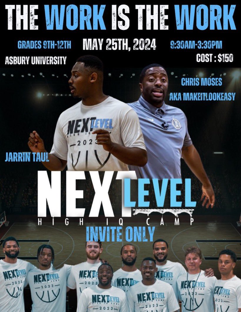Thank you <a href="/nextlevel0523/">Next Level High IQ Guard Camp</a> for the camp invite. much appreciated!!