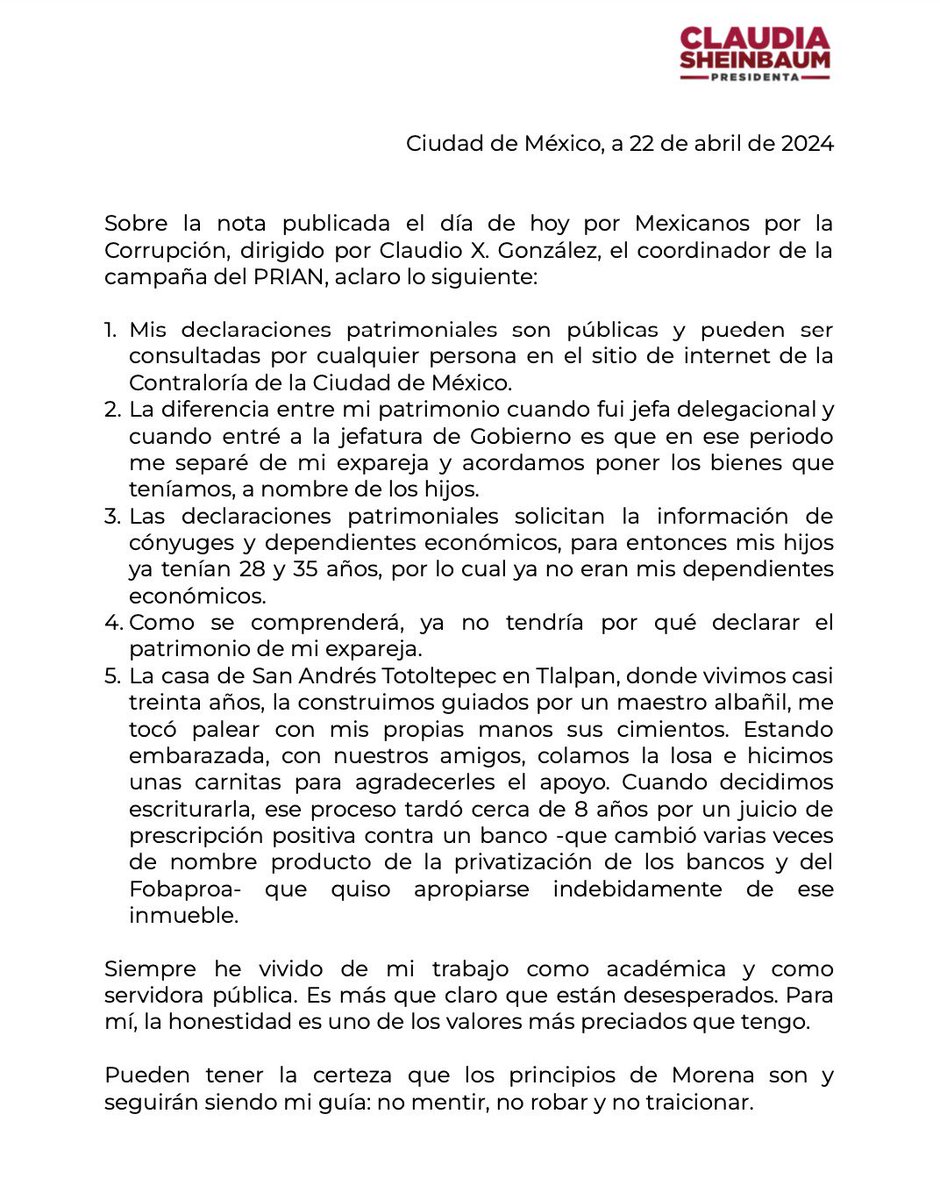Nuevo León con Claudia tweet media