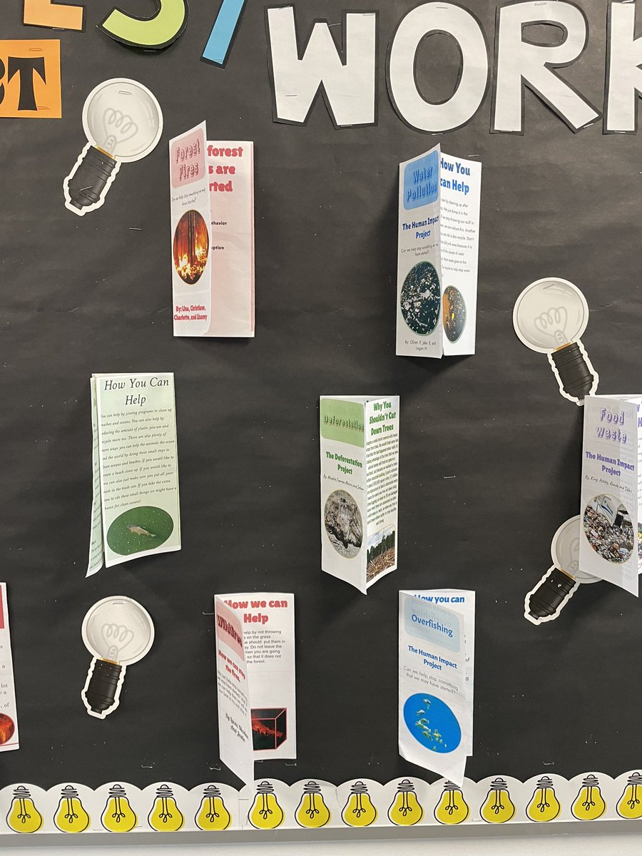 MsCelio's tweet photo. 🌎Come check out how 5th graders are spreading awareness about our impact and how we can be more mindful to our environment! #johnsonpride https://t.co/8hcDoYIPE8