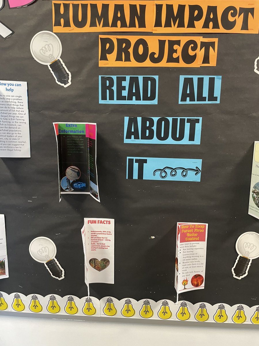 MsCelio's tweet photo. 🌎Come check out how 5th graders are spreading awareness about our impact and how we can be more mindful to our environment! #johnsonpride https://t.co/8hcDoYIPE8