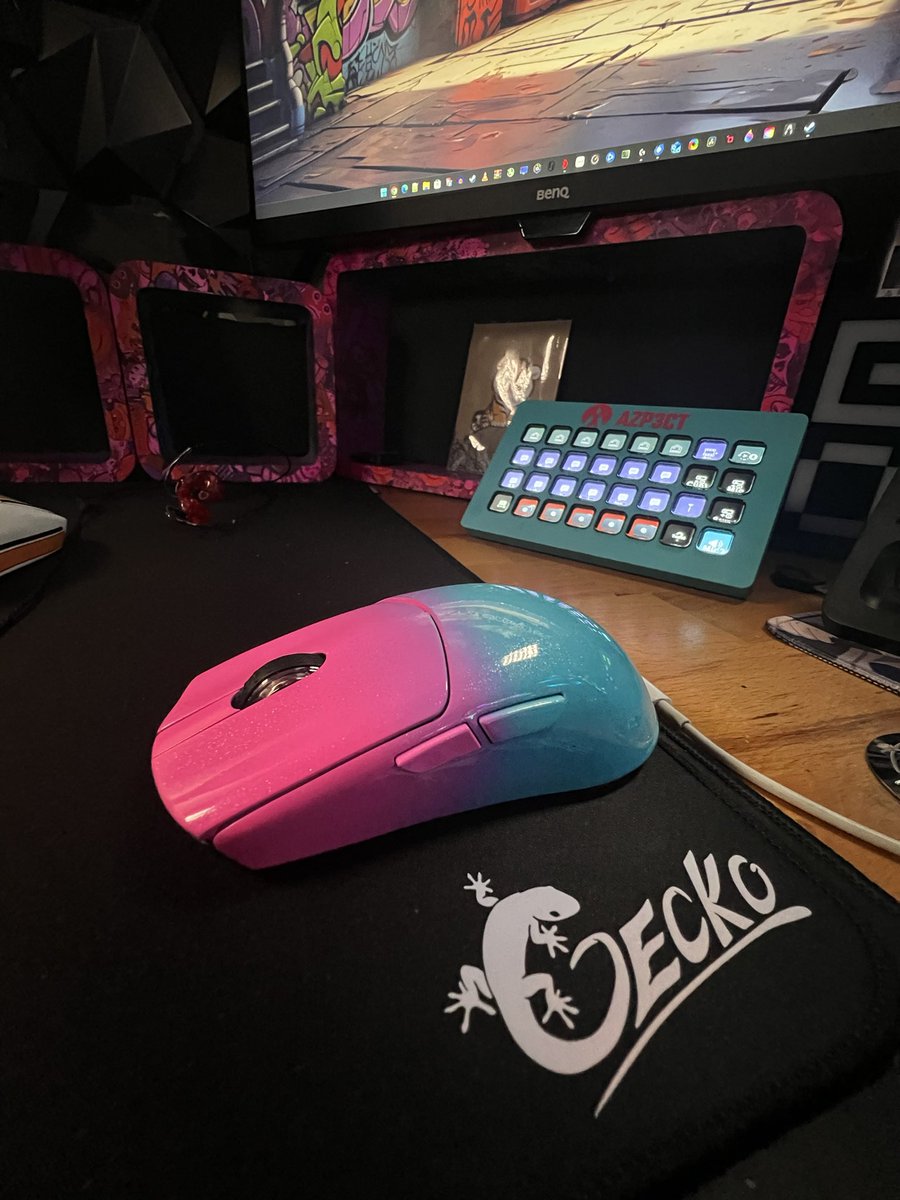 One <a href="/ERRENNIR/">ERRENNIR</a> Gecko Mousepad goes a flashy mouse right ?