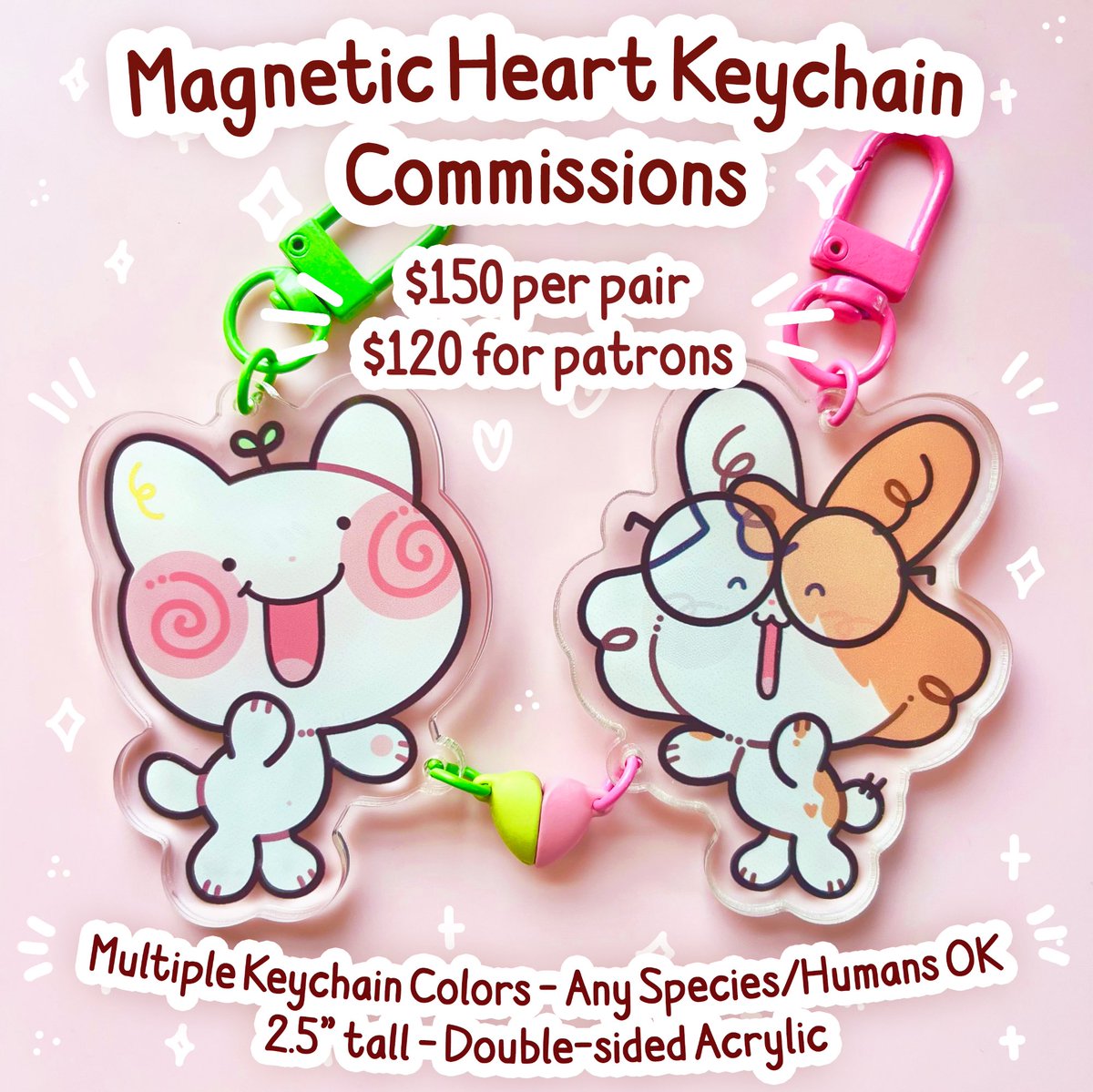 💕Magnetic Heart Keychain💕 ✨$1️⃣5️⃣0️⃣/per pair DM or Comment if interested 💛 More Info ⤵️⤵️⤵️