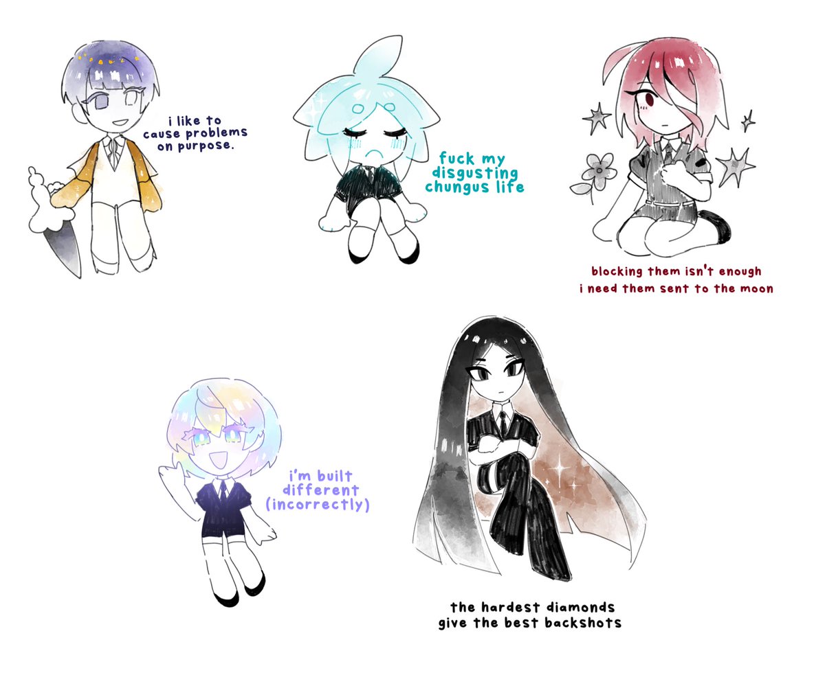 last minute houseki no kuni stickers for castlepoint

i really miss hnk