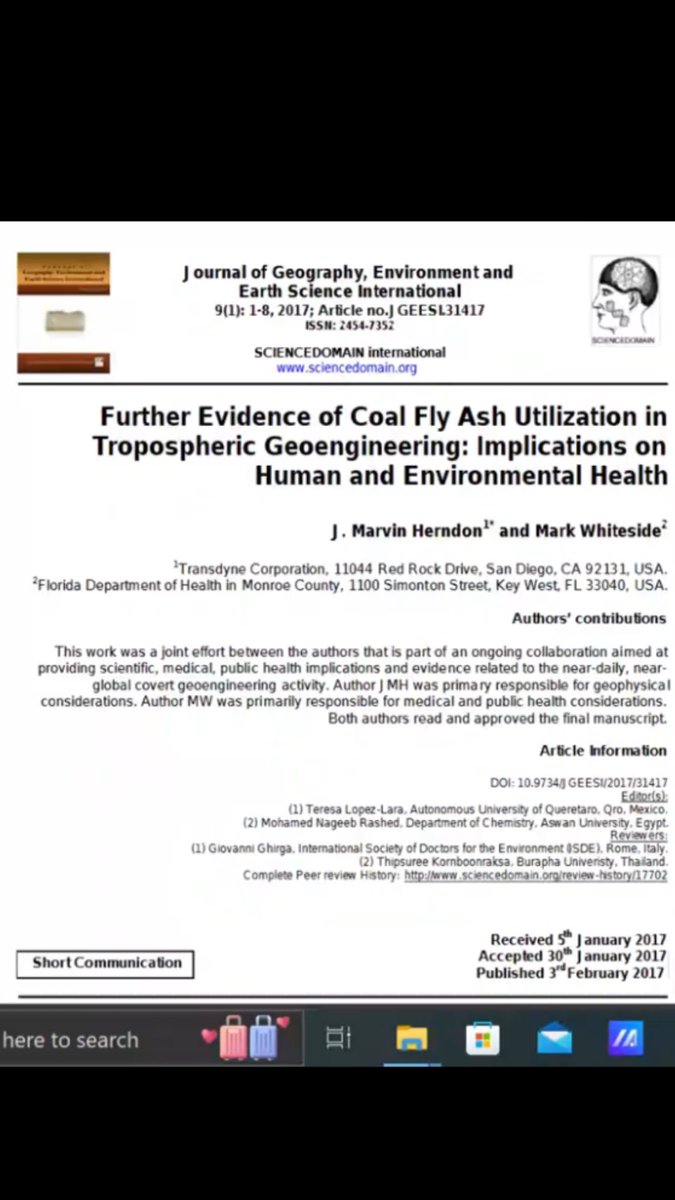 BGatesIsaPyscho's tweet photo. Is this plane filmed yesterday spraying coal ash as these two papers cite the research behind it? https://t.co/MG9kl6q9sJ