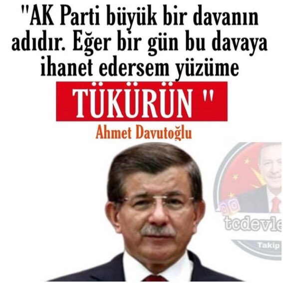 Ahmet Davutoğlu Ahmet Hoca siyaset heryğidin harcı değil.