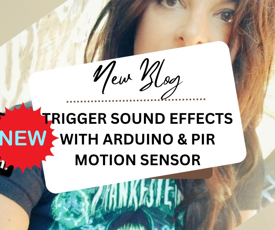 📢New Blog🆕️ 
Activate Sound Effects Using Arduino and PIR Motion Sensor
racheldebarros.com/trigger-sound-…
#Robotics #animatronics #soundeffects #motionsensor #DeadpoolAndWolverine #arduino #specialeffects