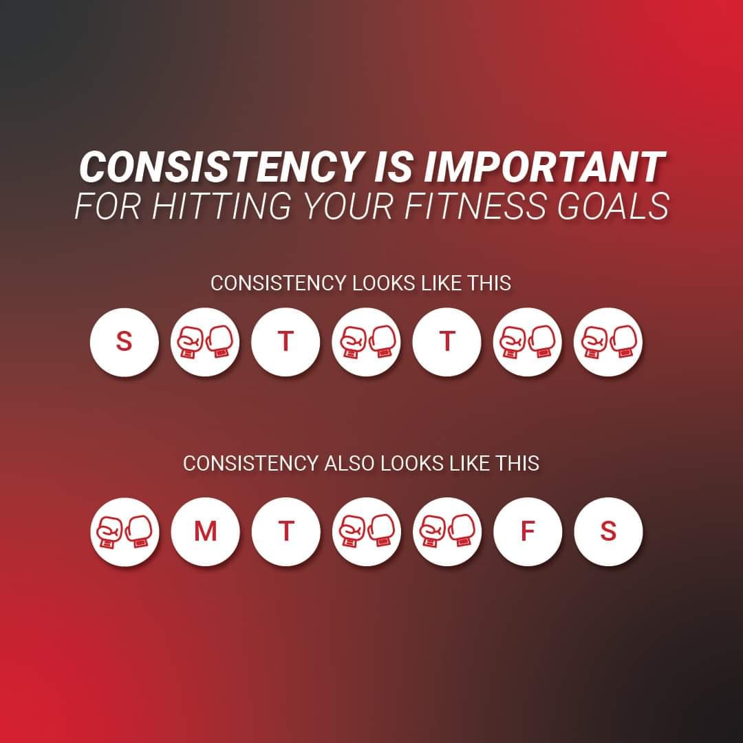 9RoundBrooklyn's tweet photo. You have to show up for yourself! 💪 Consistency keeps you on track for your goals. #9Rounders, remember, your fitness journey is as unique as you are. 🥊

 #KickboxingFitness #FitnessMotivation #Consistency https://t.co/k6NxxKxJig