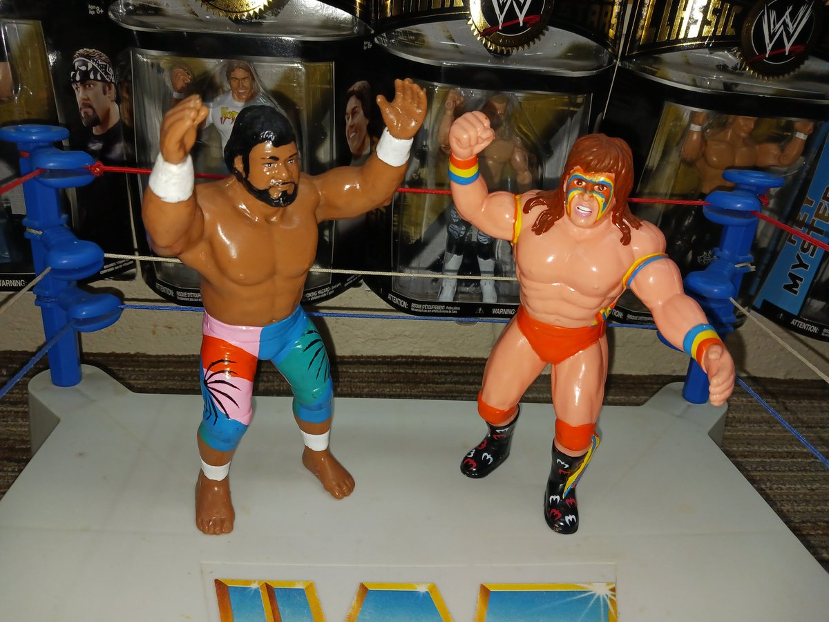 On this Day in 1990 Ultimate Warrior successfully Defended his WWF Title against Haku on Saturday Night's Main Event! These are Two of Our Favorite Mint LJNS!