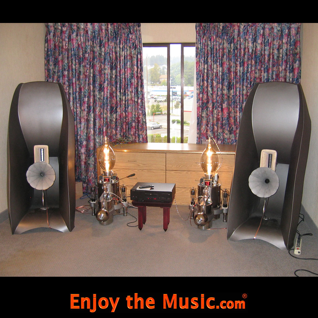 enjoythemusic's tweet photo. lectron Luv GM100 Monoblock Vacuum Tube Amps And Custom Speakers
https://t.co/oM0yl2Bhl6
#Flashback #VSAC #ElectronLuv #JoshStippich #TubeAmp #VacuumTube #Tweeter #JBL #Fostex #ScanSpeak #Audiophile #Sound #Stereo #Music #HighPerformanceAudio #HighFidelity #HiFi #EnjoyTheMusic https://t.co/jMPpsBq735