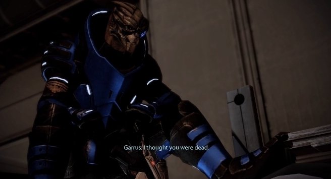 @jacaxen Between the Normandy crash and the Cerberus facility in Mass Effect 2 Shepard gets replaced with a doppelgänger. In ME2 characters who know Shepard was replaced will say, 'Shepard, you're alive!' Characters who are not in on the switch will say...