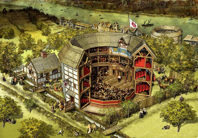 Shakespeare's Globe Theatre : Story of Globe Theatre starts with William Shakespeare's acting company Lord Chamberlain's Men. Shakespeare was a part-owner, or sharer, in company, as well as an actor and resident playwright. From its inception in 1594 AD, Lord Chamberlain's Men