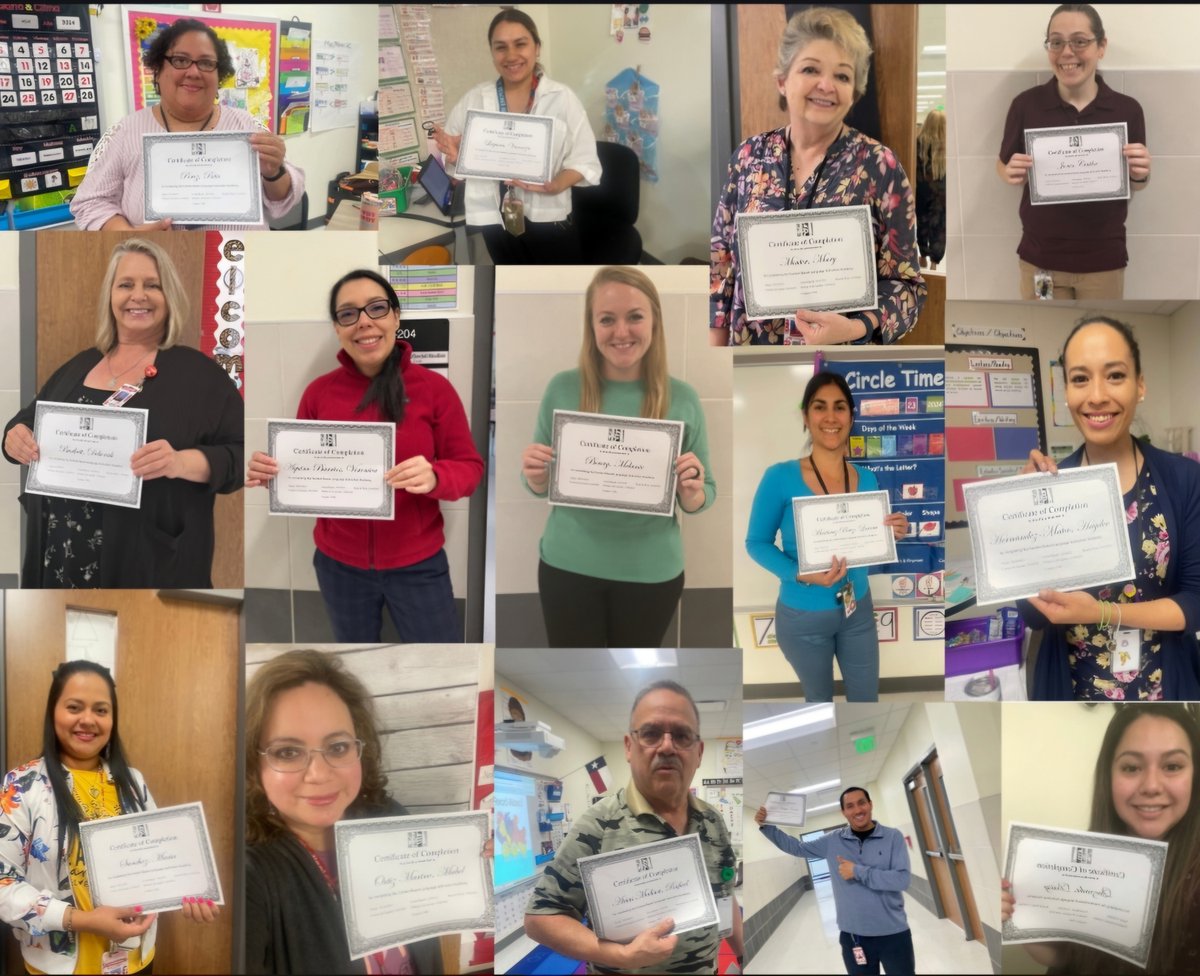 A BIG shout-out to our 14 Cottonwood staff members that completed the 5 day CBLI Academy training! Way to go! <a href="/CottonwoodCISD/">Cottonwood Elementary, CISD</a> <a href="/ClevelandISDTX/">Cleveland ISD</a>