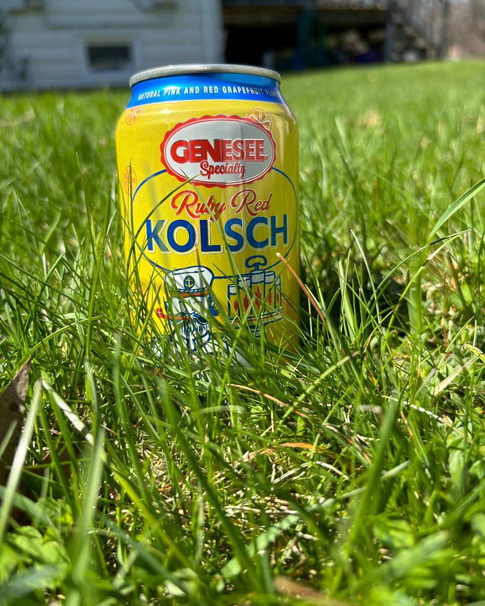 Once the Captain is covered by grass, Ruby Red Kolsch undergoes a magical transformation from a delicious beer into a delicious lawn mowing beer. Nature is amazing!